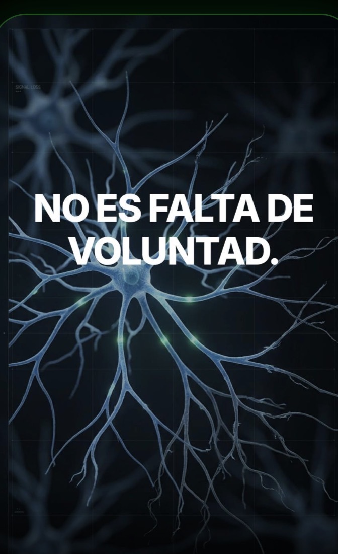 No es falta de voluntad